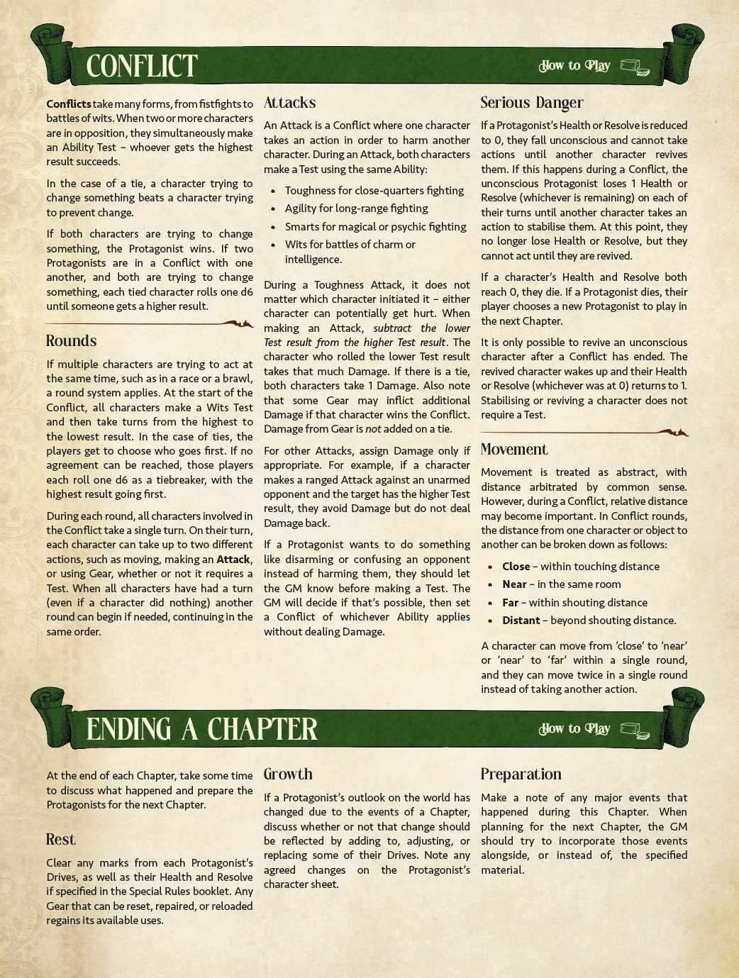 The standard version of the adventure booklet.